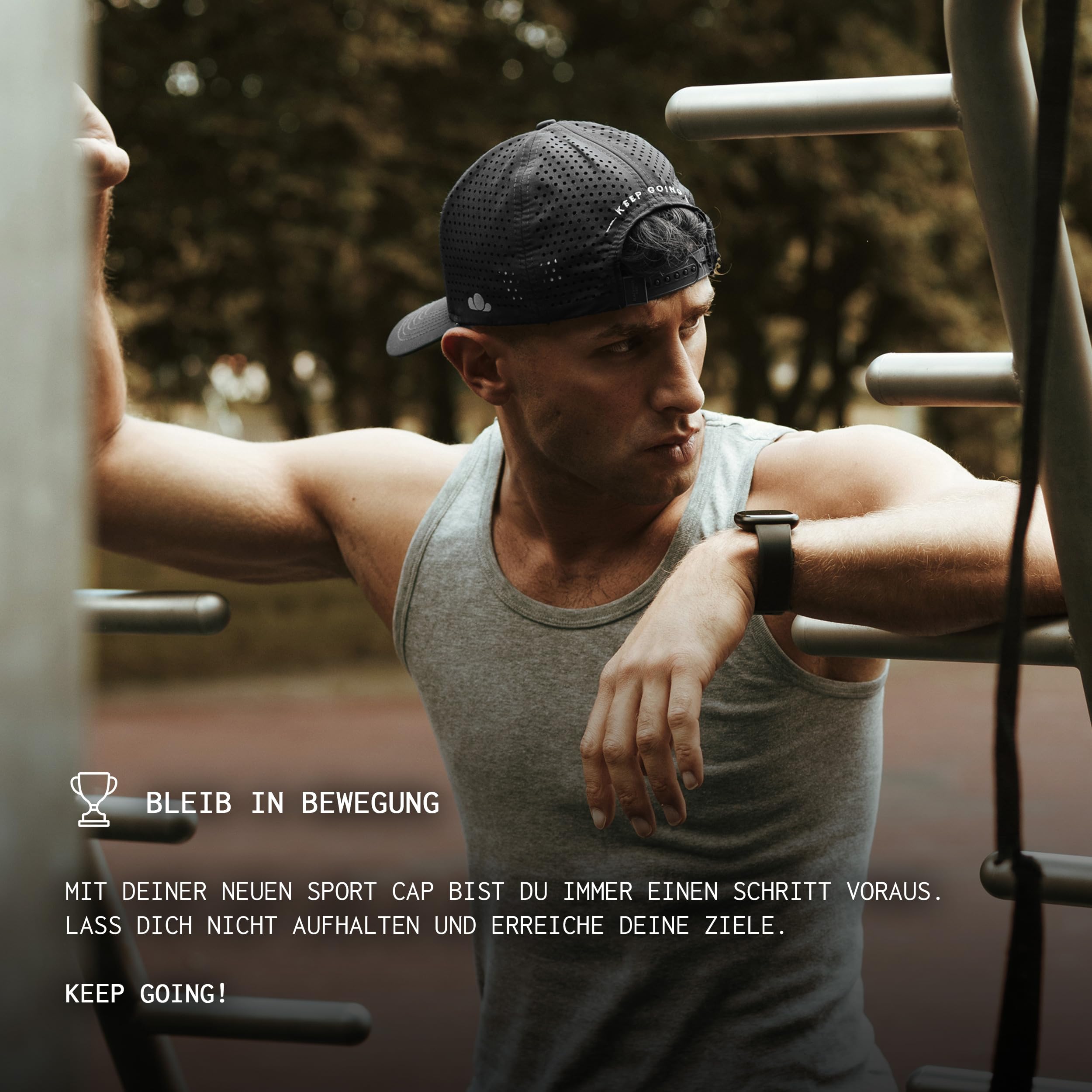 Blackskies® Pro Flow Sport Performance Cap | Wasserabweisende Unisex Premium Baseball Kappe | Laufen Padel Gym Joggen Surfen Strand Tennis Herren Damen Trucker - Basecap Männer Schwarz 5