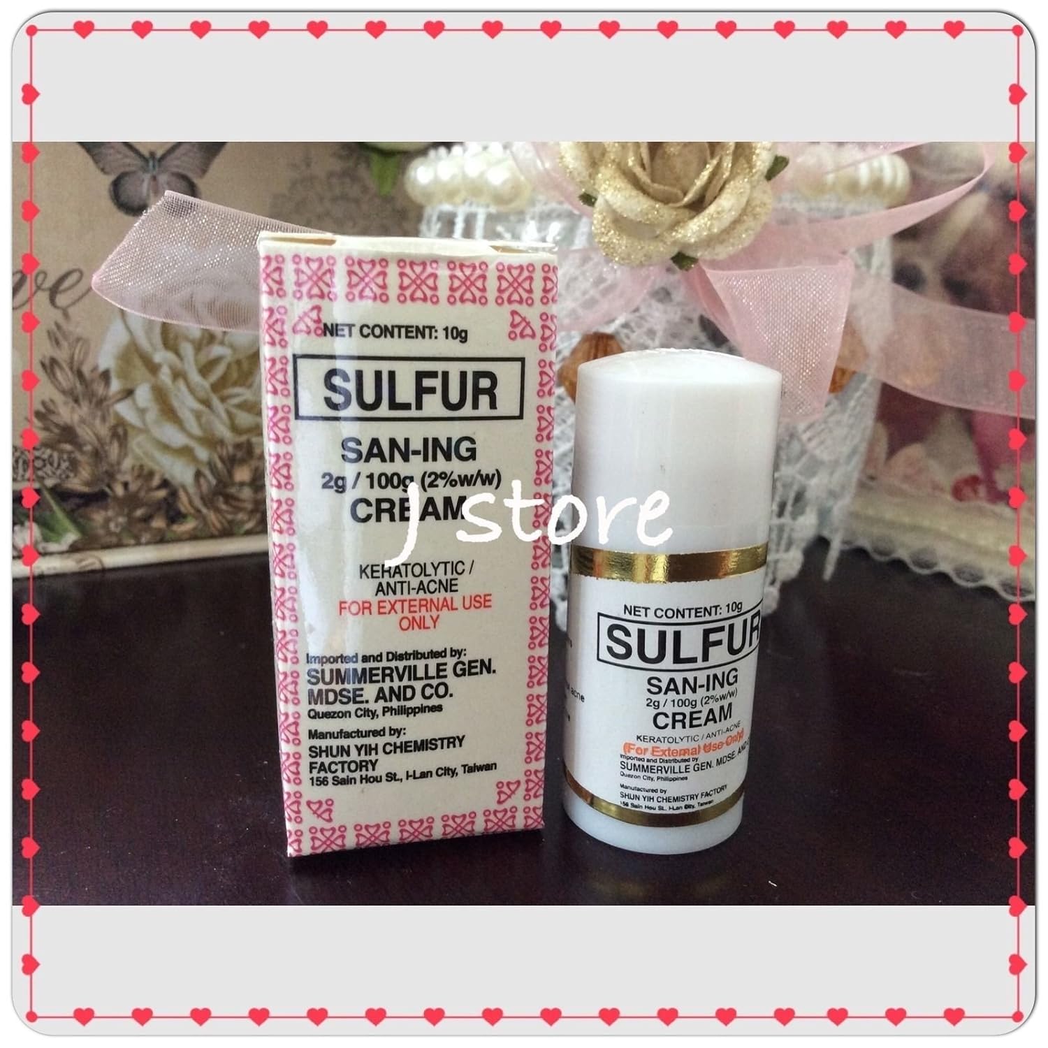 sulfur medicated cream