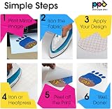 PPD Iron On Transfer Paper for Inkjet Light Fabric A4 8.5 x 11 10 Sheets view 4