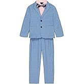 Nautica Boys 4-Piece Suit Set with Dress Shirt, Tie, Jacket, and Pants