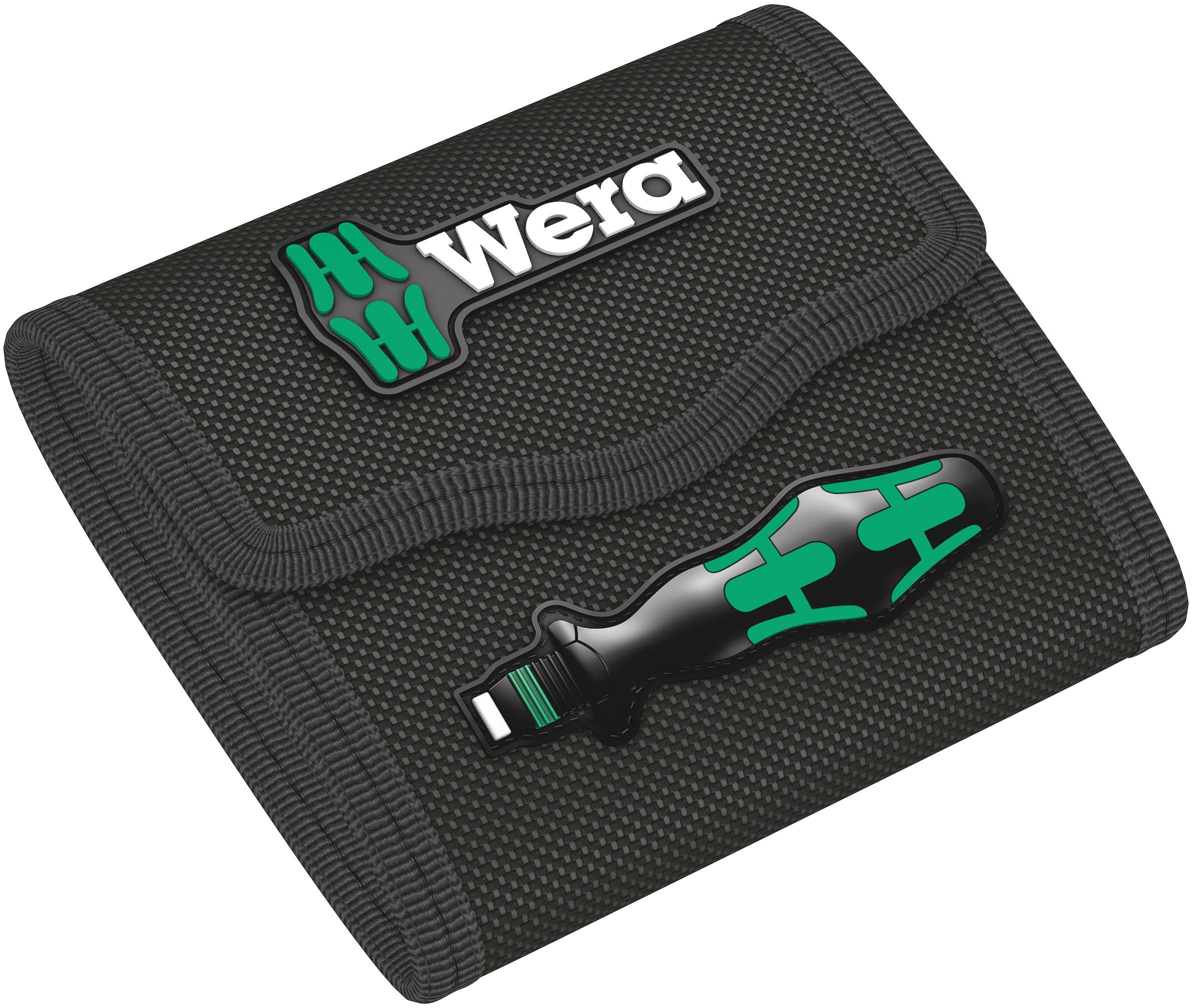Wera Pouch for up to 17-piece sets Kraftform Kompakt, empty, 140.0 x 119.0 mm, 05671387001