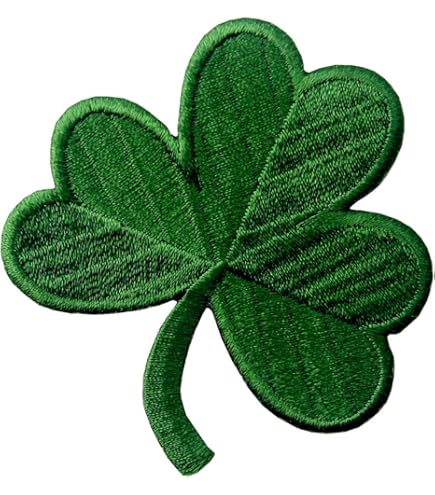 Amazon.com: 4 Leaf Clover Skull Biker Embroidered 3.5