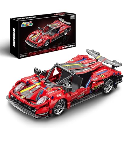 Amazon.com: Sosuy Building-Block Race-Car Set, 1:18 Technical