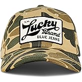 Lucky Brand Classic Cotton Hat | Adjustable | Dad Hat | Baseball Cap | Golf | Fishing | Low Profile | 5 Panel Design