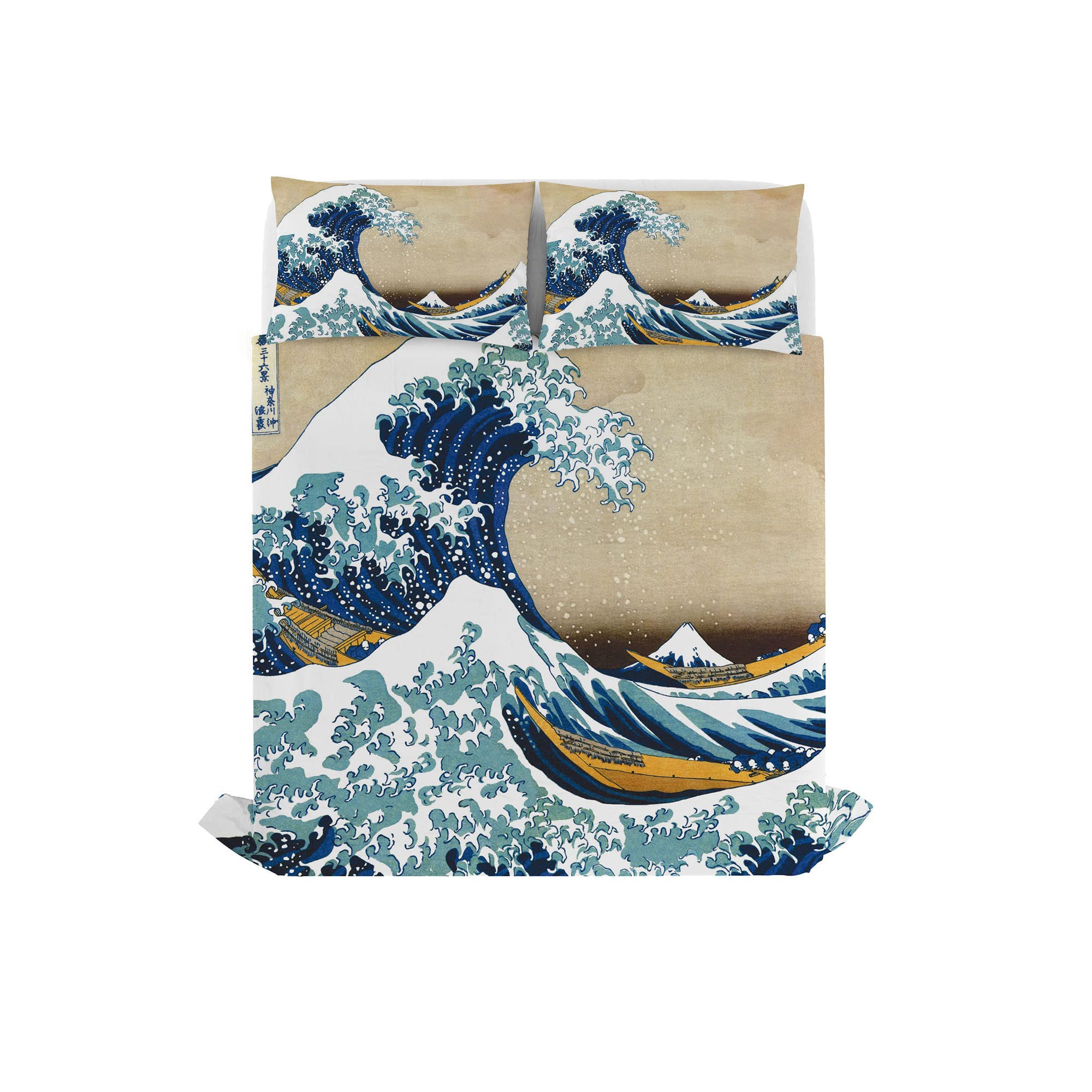 Sogni d'autore Bed linen set (flat sheet 255x300cm + 2 pillowcases 52x82cm with internal flap), SD51