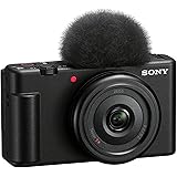 Sony ZV-1F Vlog Camera for Content Creators and Vloggers Black