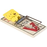 Victor Easy Set Mouse Trap 4 Pack M033 - Wooden Easy Set Mouse Trap - Prebaited