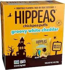 Hippeas Halloween Chickpea Puffs Multipack 12 Count, 0.5 Ounce