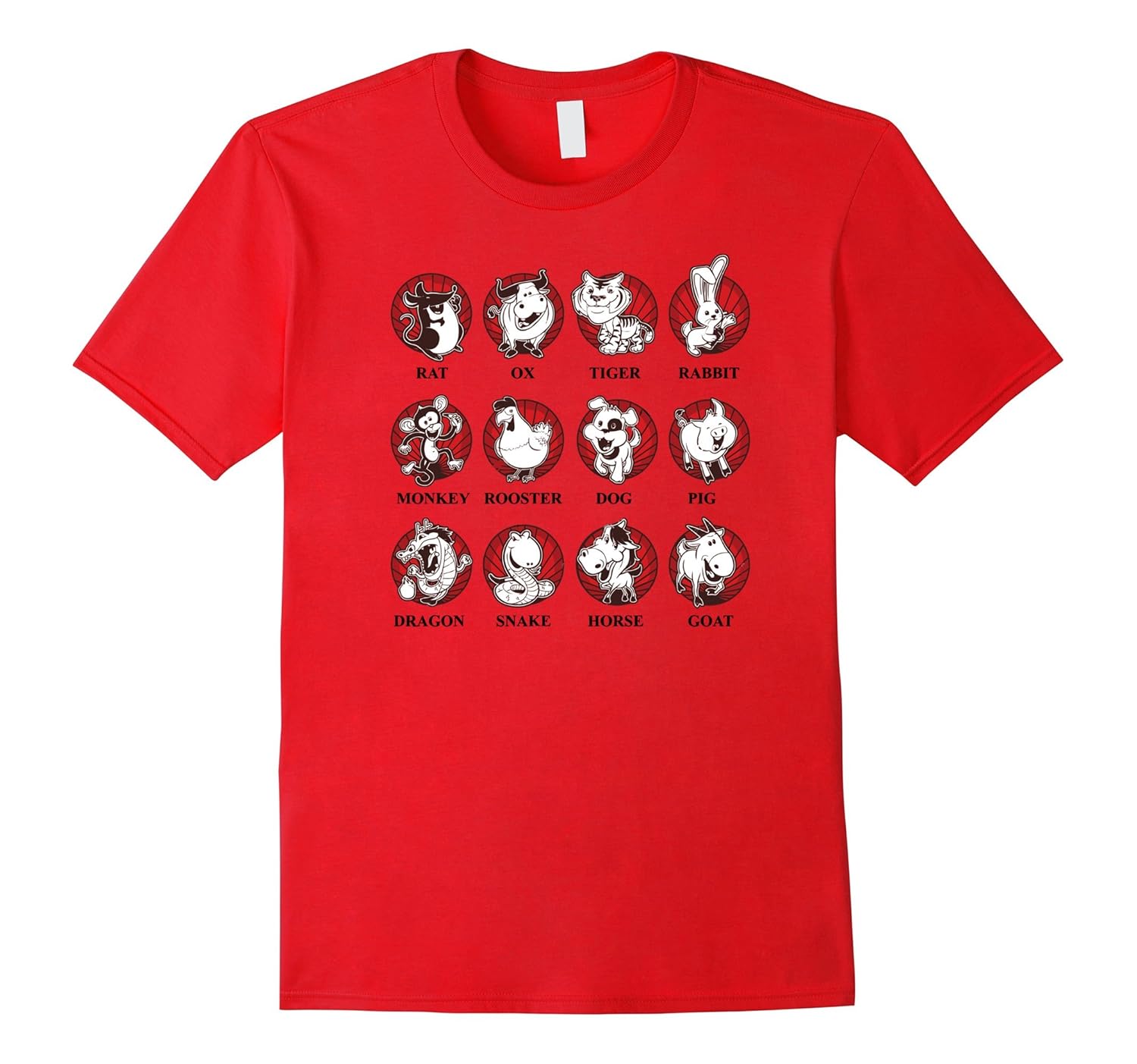 Cute Chinese Zodiac Chinese New Year T-Shirt-ANZ