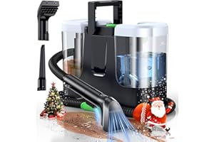 LABIGO Upholstery & Couch Cleaner Machine, 18Kpa Portable Carpet Cleaner Machine for Deep Cleaning, Spot Cleaner and Carpet Shampooer for Pet Messes, Rug, Furniture, Mattress, Sofa, Stairs & Car