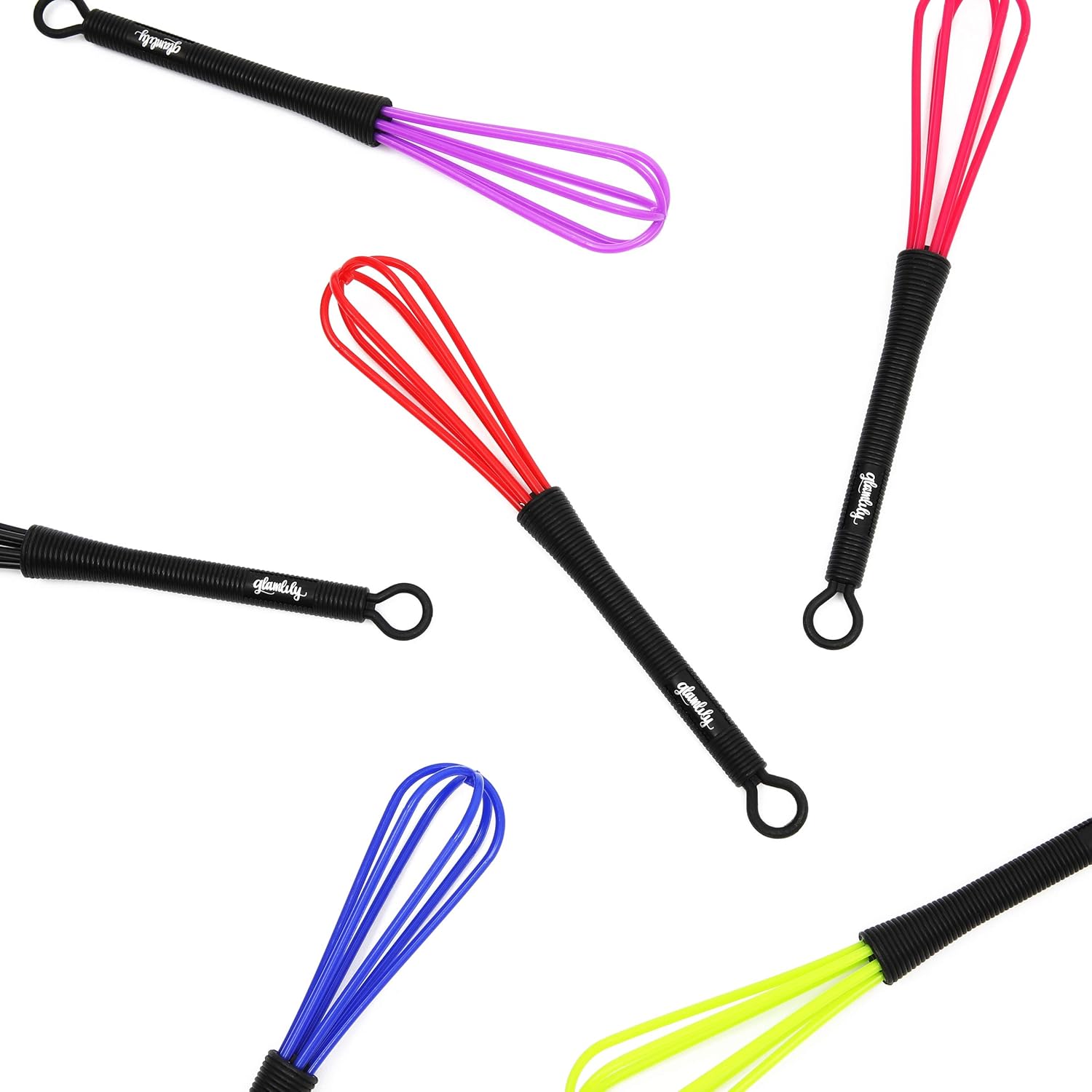 Mini Whisks for Hair Dye Color Mixing (7 x 1.2 In, 6-Pack) : Beauty