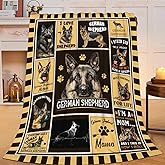German Shepherd Throw Blanket German Shepherd Puppy Stuff Gifts for Dog Lover Kids Girls Boys Adults Women Men Soft Cozy Warm Plush Fluffy Fuzzy Fleece Blanket Decor 40''X50''