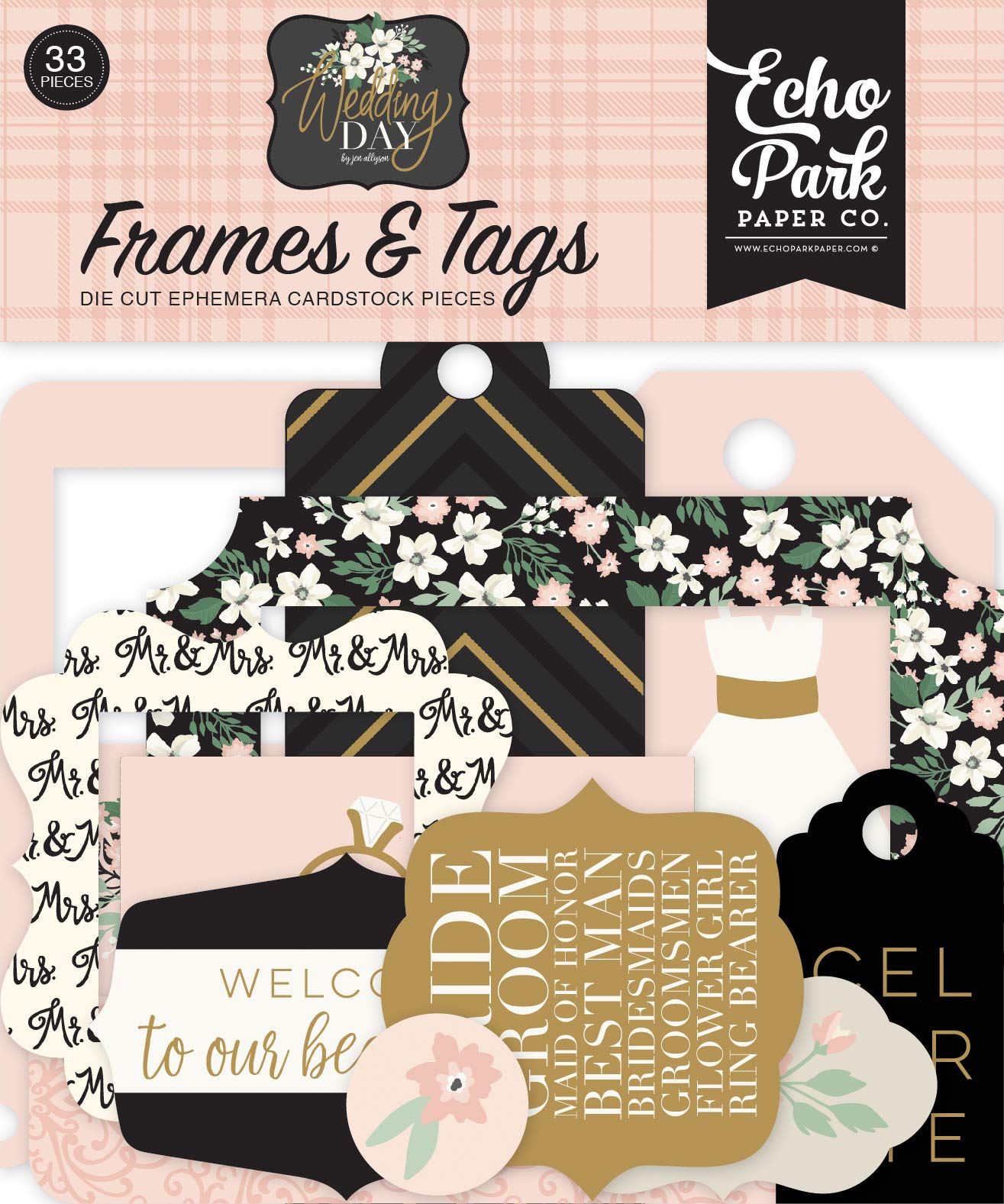 Wedding Day Ephemera Frames/TAG