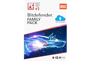 Bitdefender Family Pack - 15 Devices | 1 year Subscription | PC/Mac | Activation Code by email