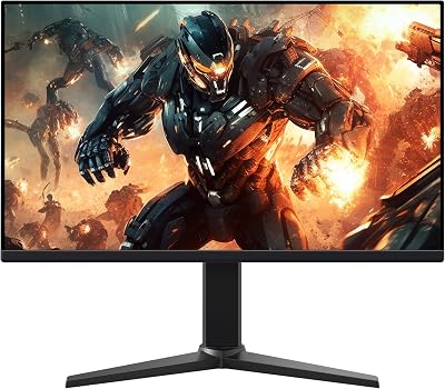 Gaming-Monitor 24 Zoll (23,8 Zoll sichtbar(61 cm)), FHD 1080p, 165 Hz, VESA-kompatibel, adaptive Synchronisierung, 1 ms Reaktion, Schwarz
