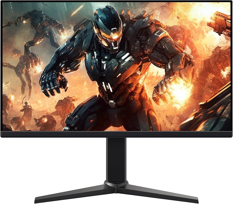 Gaming-Monitor 24 Zoll (23,8 Zoll sichtbar(61 cm)), FHD 1080p, 165 Hz, VESA-kompatibel, adaptive Synchronisierung, 1 ms Reaktion, Schwarz