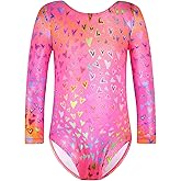 Snowheart Girls Gymnastics Leotards -Long Sleeve Leotards For Girls Toddler Gymnastics Leotard