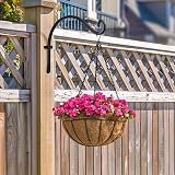 EEEkit 3Pcs 12 Inch Round Hanging Basket Liners Natural Coco Fiber view 2