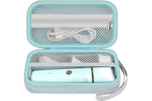 ALKOO Case for Risina Women's Bikini Trimmer & Electric Razors- Travel Holder for Pubic Hair Trimmer, Lady Shaver, Intimate Grooming Tools & Accessories, Storage- Blue (Box Only)