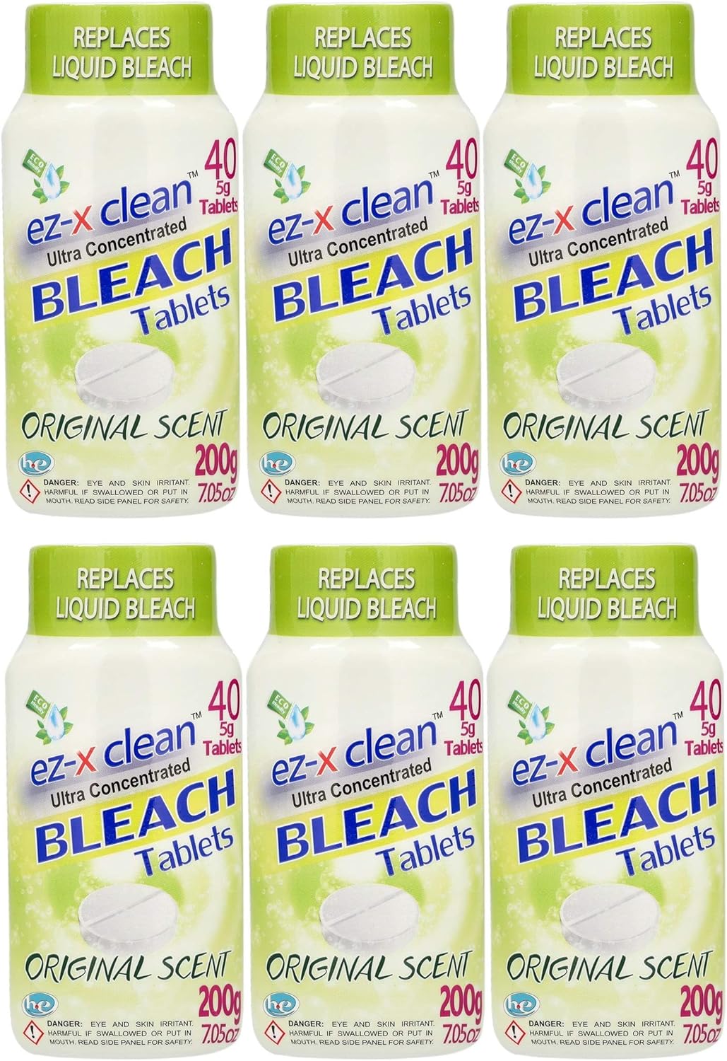 EZX CLEAN Bleach Tablets Ultra Concentrated Water