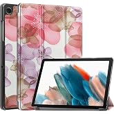 Gylint Folio Case for Samsung Tab A11 2025 &amp; Tab A9 2023 8.7 Inch Flower