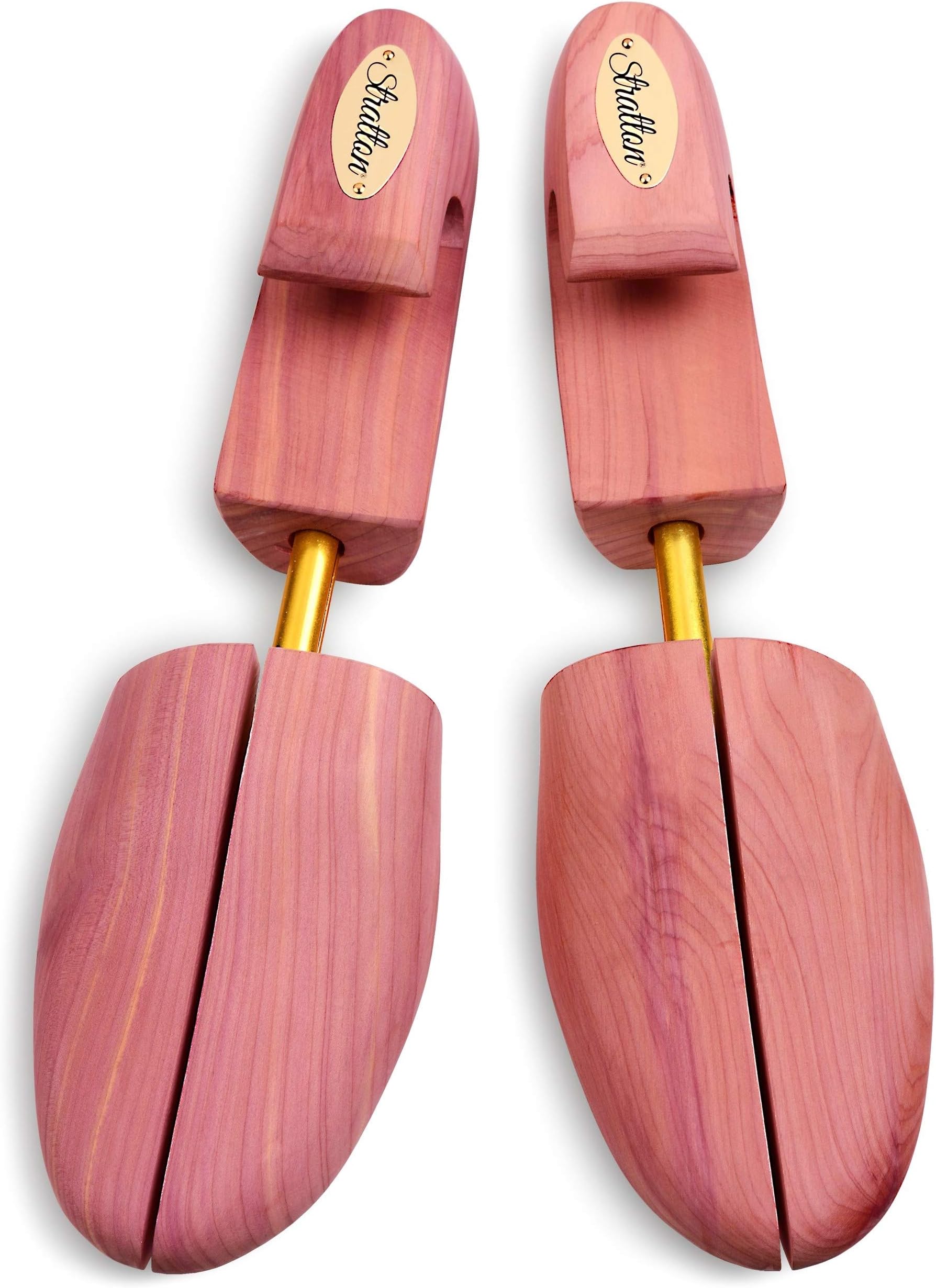 STRATTON MEN’S ADJUSTABLE SPLIT TOE CEDAR SHOE TREE - GROWN IN USA