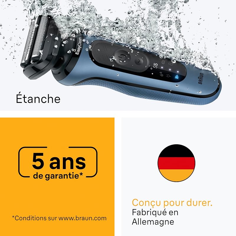 Rasoir Electrique Homme Series 5 52-A1820SI, Azure