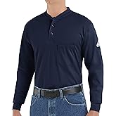 Bulwark Mens Men's Lightweight Fr Tagless Henley