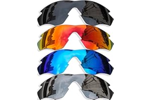 Betterun 4 Pieces Polarized Replacement Lenses for Oakley M2 Frame OO9212 Sunglasses, Anti-Scratch and Impact Resistant