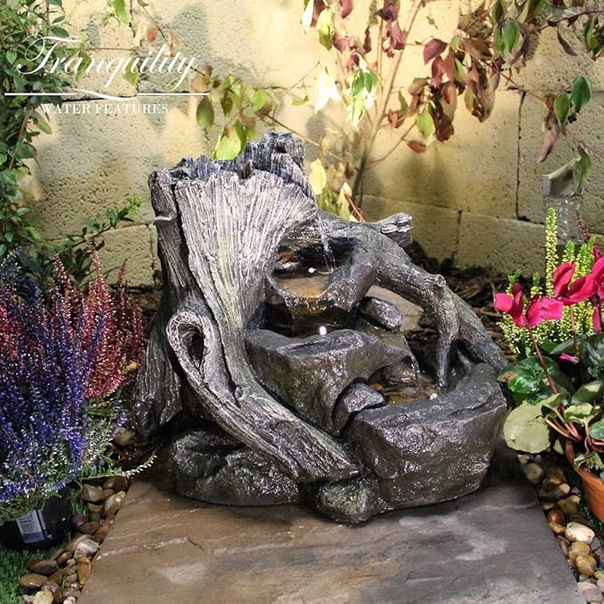 Tranquility Ashridge Woodland Water Feature M2E Amazon.co.uk Garden