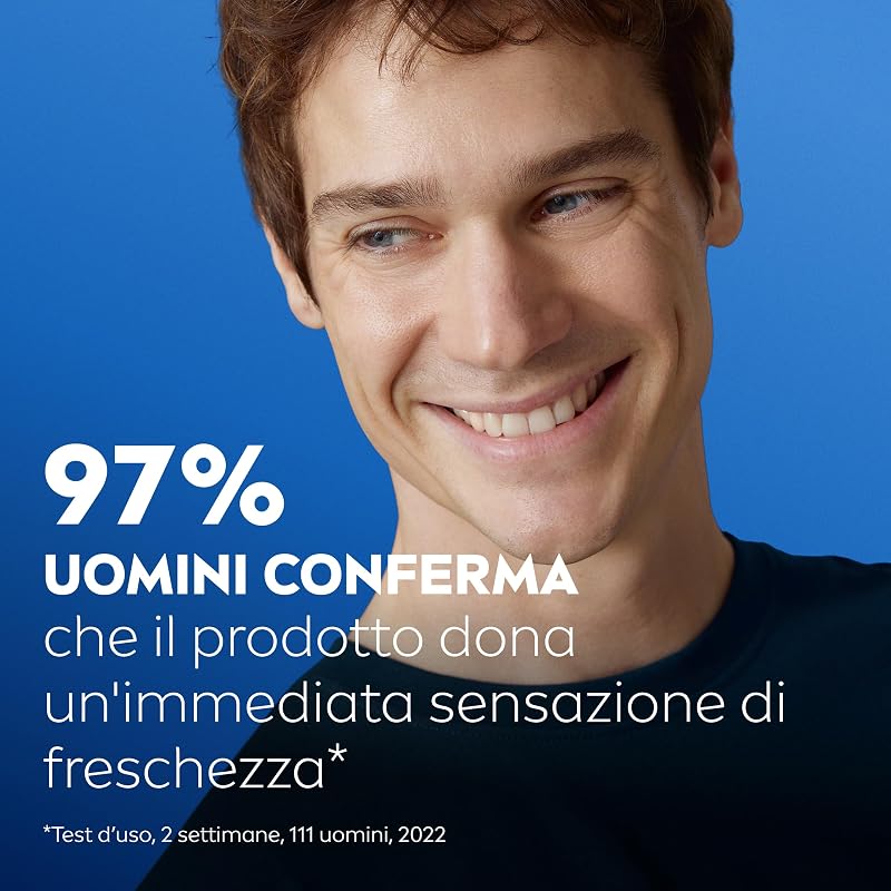 Anti-Age Hyaluron Balsamo Dopobarba Uomo 100 ml, Balsamo barba anti-rughe, rivitalizzante e lenitivo, Aftershave con Acido Ialuronico e Q10, Skincare per tutti i tipi di pelle