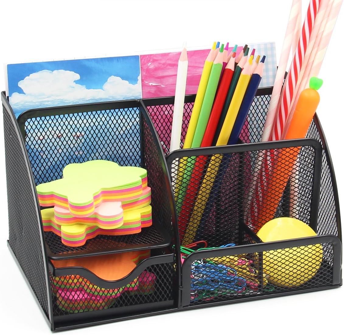 GP Office Supplies Mesh Desk Organizer Desktop Pencil