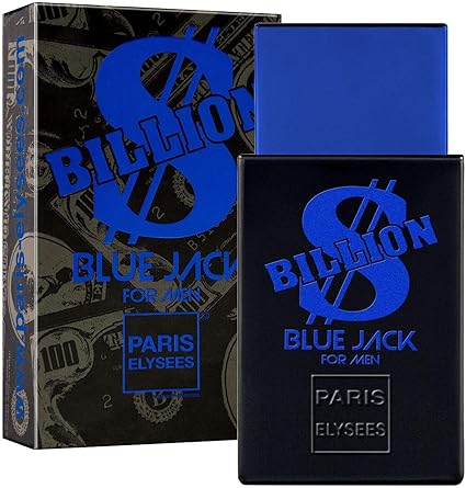 BILLION DOLLAR BLUE JACK Perfume para hombre Paris Elysees vaporizador 100 ml