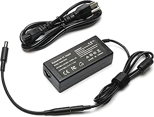 45W&65W Laptop Charger AC Adapter for Dell Laptop Latitude 5290 7490 E5540 E7440 E6410 7480 5480 7390 E6430 E5570 E3490 E5490 Vostro 1520 1500 3560 XPS L502X 9370 Studio 1558 Supplied with Power Cord