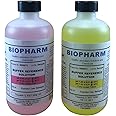 pH Buffer Calibration Solution Kit 2-Pack — one pH 4.00 (red) and one pH 7.00 (Yellow), Each 250 mL (8.4 fl oz) — NIST Traceable Reference Standards for All pH Meters