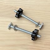 DDHOMIN 4 pcs M8 T-Track Kit with Bolts Knobs Washers woodworking view 3