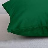 Yorkshire Bedding Velvet Cushion Covers 18x18 2 Pack Green view 5