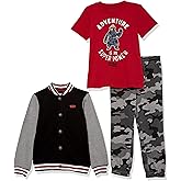 Levi's baby-boys Graphic T-shirt, Sweatshirt and Joggers 3-piece Outfit Set