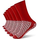 Taiyin Double Sided Tread Non Slip Socks Safety Soft Socks Slip Stopping Safety Fall Prevention for Women Men Bariatric