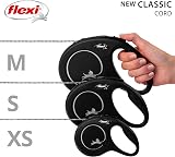 flexi Classic M 5 m Cord Leash Black for Dogs up to 20 kg view 6