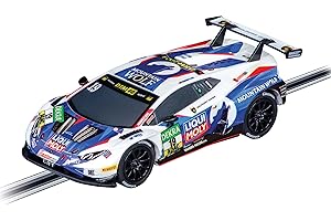 Carrera GO Slot Car 20064276 – Lamborghini Huracán GT3 Evo2 ‘Luca Engstler No. 19’ (2024 DTM) 1:43 Scale Analog Vehicle