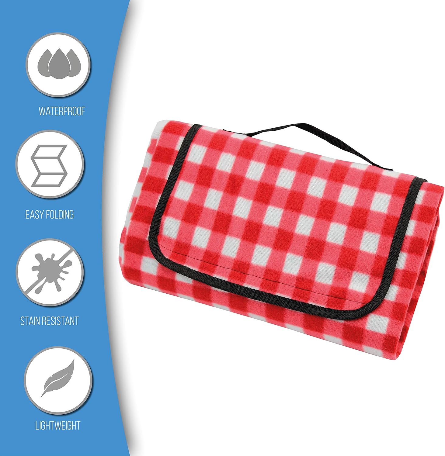Extra Large Picnic Blanket [2 Pack] | Oversized Beach Blanket Sand Proof | Outdoor Accessory for Handy Waterproof Stadium Mat | Water-Resistant Layer Outdoor Picnics | Camping on Grass and Portable: Kitchen & Dining