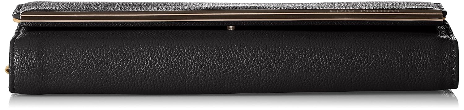 lino perros women's clutch (black)