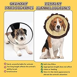 ROYALAY Soft Dog Cone for Dogs After Surgery, Pet