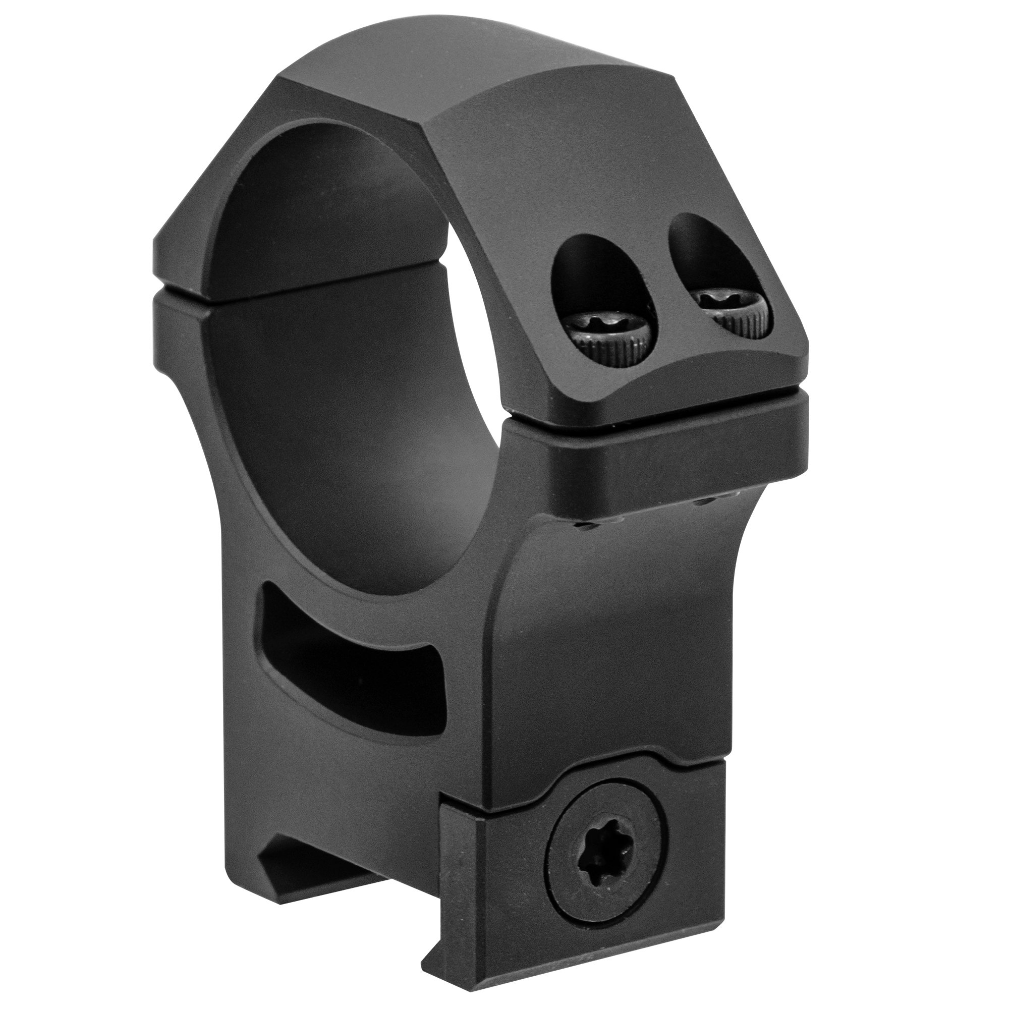 Utg High Double Clamp Bezel Mounting Collars For Optics - Black, One size