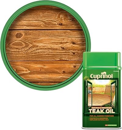 Cuprinol Garden Furniture Teak Oil Clear 1L