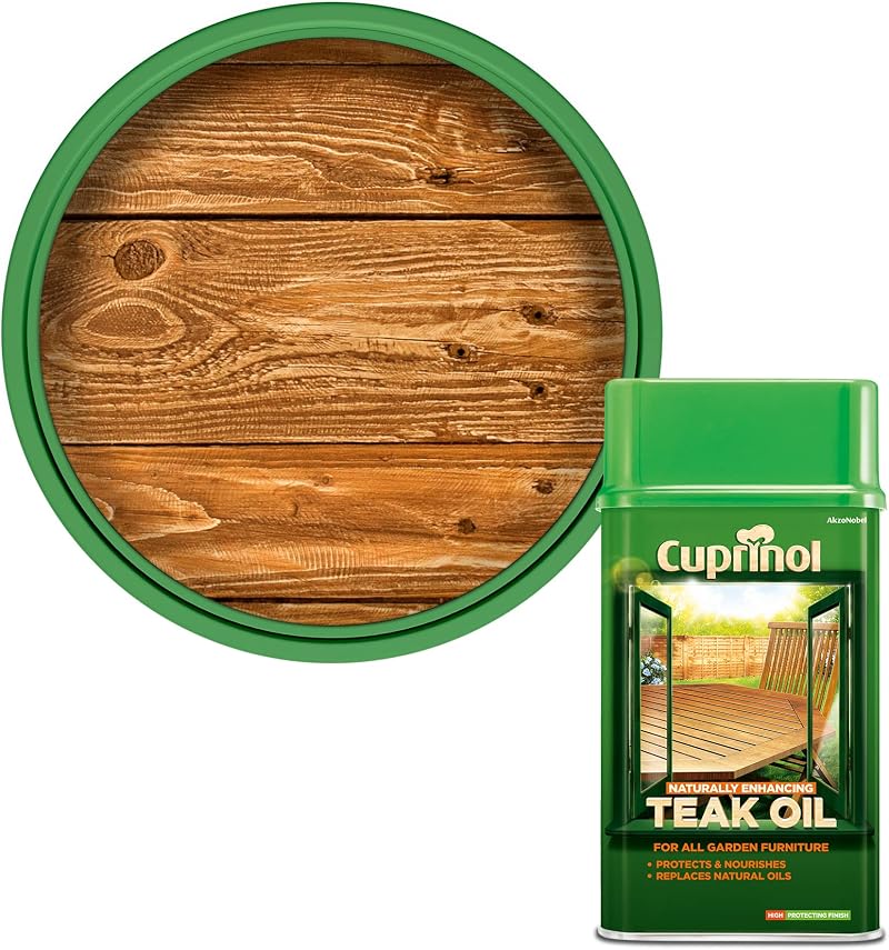 Cuprinol Garden Furniture Teak Oil Clear 1L
