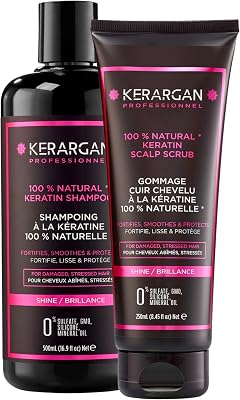 - Duo Kératine Shampoing & Gommage Sans Silicones - 500ml+250ml