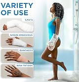 Mighty-X 100% Waterproof Arm Cover - 3pk Cast Protectors for Shower view 5