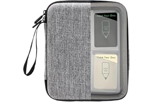 JDSZM Card Case for Yoto cards 120 Pockets, Large Capacity Portable Folder with 2 Zipper and Carry Strap, Card Binder Holder with Sleeves for Travel (Grey)